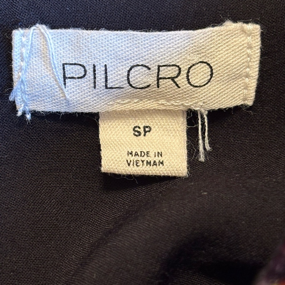 Anthropologie Pilcro Hadley Relaxed Velvet Button Down Shirt Size S EUC - Picture 6 of 10